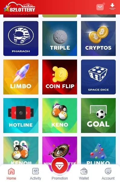 play mini games 82lottery